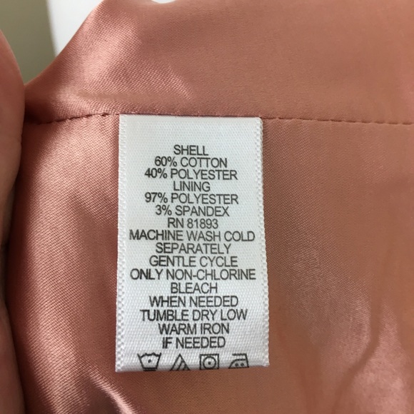 NWOT C. wonder oversized vintage feel dusty pink blazer pockets size 16 - Picture 13 of 13